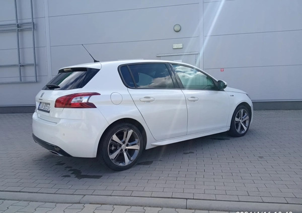 Peugeot 308 cena 39900 przebieg: 42252, rok produkcji 2017 z Jawor małe 232